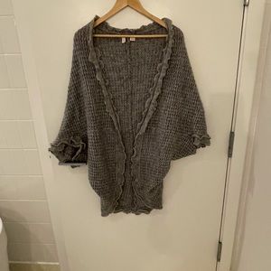 Cover up sweater from Anthropologie size large.